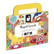 Magnetické puzzle v kufříku Dinosauři 24 ks