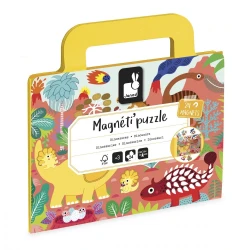 Magnetické puzzle v kufříku Dinosauři 24 ks