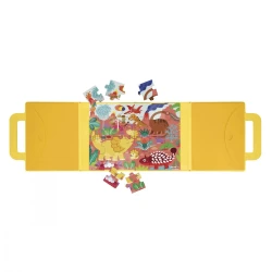 Magnetické puzzle v kufříku Dinosauři 24 ks