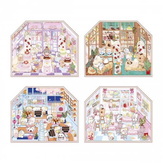 Janod Samolepky Cosy Stickers Minisvět Pochoutky