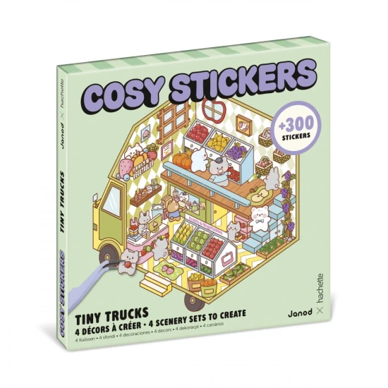 Janod Samolepky Cosy Stickers Minisvět Dodávky