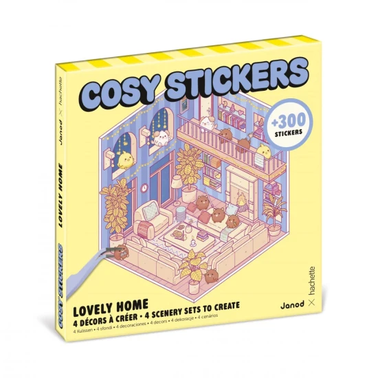 Janod Samolepky Cosy Stickers Minisvět Interiéry