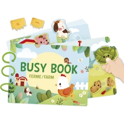 Interaktivní kniha s aktivitami Busy Book Farma