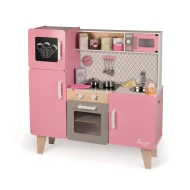 Dřevěná kuchyňka Macaron růžová velká