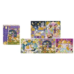 Kreativní sada Obrázky s metalickým papírem Bolywood