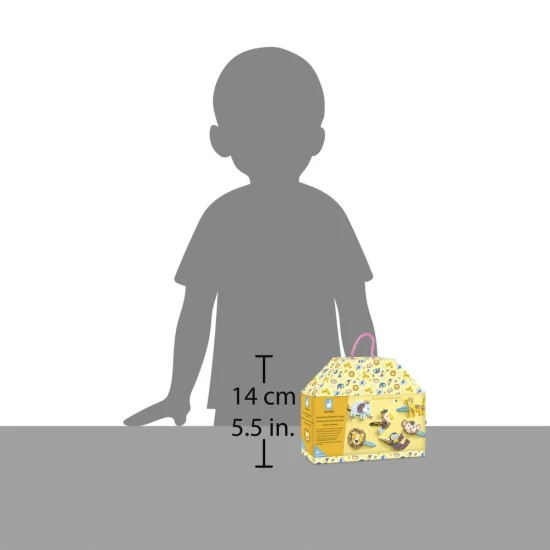 Janod Výroba šperků Sponky do vlasů Exotická zvířata 6 ks Kreativní sada pro výrobu sponek do vlasů s exotickými zvířaty