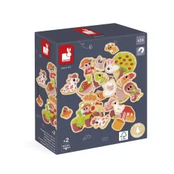 Dřevěné magnetky pro děti Farma 24 ks Dřevěné magnetky pro děti Farma 24 ks