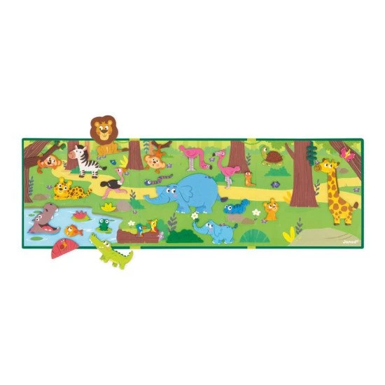 Magnetické příběhy pro děti s africkými zvířátky od Janod.