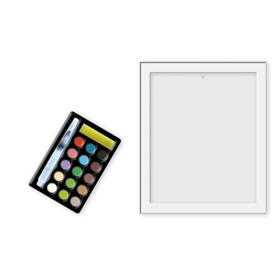 Janod Malování s čísly Koně Tato kreativní sada obsahuje 2 pěkné obrázky, které mohou děti ve věku 7 a více vyzdobit akvarelovými barvami.