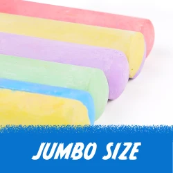 Křídy chodníkové Jumbo se 2 držáky 24 ks Křídy chodníkové Jumbo se 2 držáky 24 ks