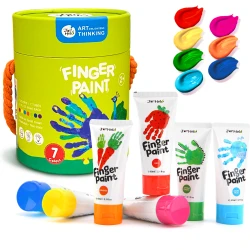 Prstové barvy 7 x 60 ml Prstové barvy 7 x 60 ml