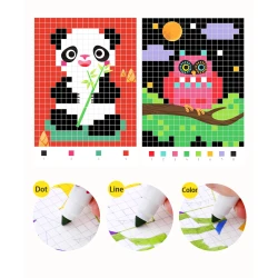 Pixel Art Omalovánky Zvířátka Pixel Art Omalovánky Zvířátka