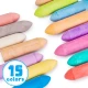 Jar Melo chodníkové křídy – 15 barev, netoxické, omyvatelné, ideální pro děti