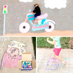 Křídy chodníkové 20 ks