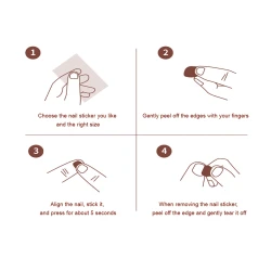 Nálepky na nehty For sweet little ones Nálepky na nehty For sweet little ones