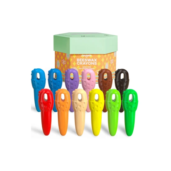 Jarmelo První voskovky ze včelího vosku 12 ks Jarmelo voskovky ze včelího vosku – 12 ks v pevné krabičce, barevné, hravé a bezpečné pro děti