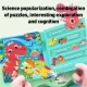 Magnetické svítící puzzle 3v1 Dinosauři