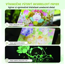 Kreativní kniha Malování vodovými barvami Pet Paradise