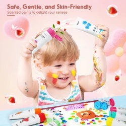 Prstové barvy s vůní 12 ks Prstové barvy s vůní 12 ks