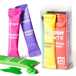 Prstové barvy na cesty 12 ks Prstové barvy na cesty 12 ks