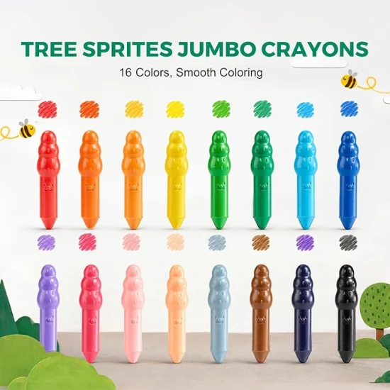 Jarmelo Jumbo voskovky Tree Sprites 16 ks – model JA99377