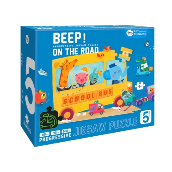 Puzzle Beep! Na cestě 3v1