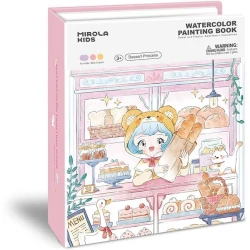 Kreativní kniha Malování vodovými barvami Dessert Princess