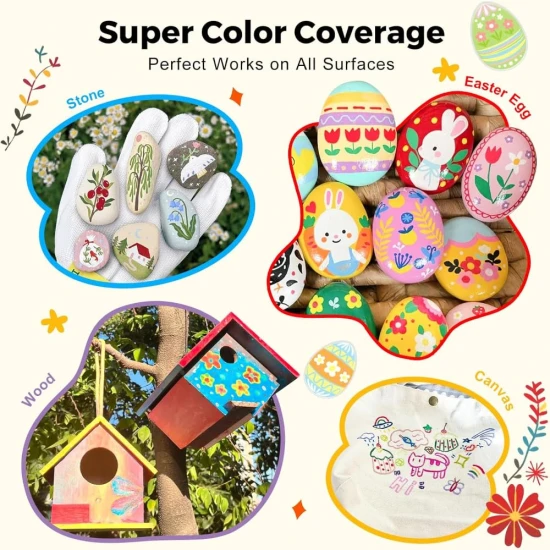 Jarmelo Temperové barvy Umývatelné v tyčince – sada 30 umývatelných netoxických barev