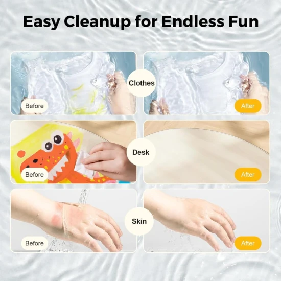 Jarmelo Temperové barvy Umývatelné v tyčince – sada 30 umývatelných netoxických barev