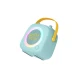 Zelený dětský Kiddoboo bluetooth karaoke set mikrofon a reproduktor KidsVoice s RGB osvětlením a zábavnými efekty pro děti od 3 let.