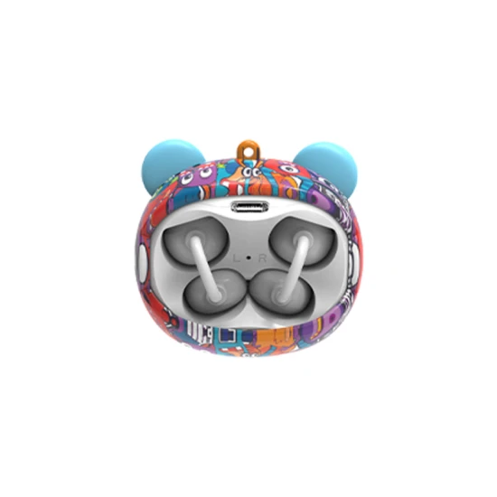 Bezdrátová dětská sluchátka do uší GOAT Graffiti Monsters barevná