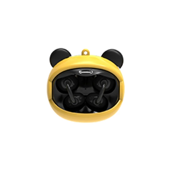 Bezdrátová dětská sluchátka do uší GOAT Paintcrush žlutá