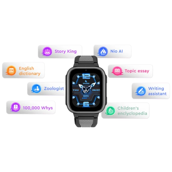 Dětské chytré hodinky Kiddoboo x Lagenio WatchMe AI K10 4G Black