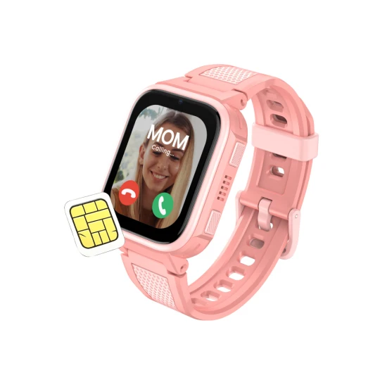 Dětské chytré hodinky Kiddoboo x Lagenio WatchMe AI K10 4G Pink
