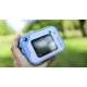 Kiddoboo FotoFun 2 Dino Blue dětský fotoaparát - modrý fotoaparát s okamžitým tiskem pro děti, s barevnými fixy a zábavnými fotorámečky.