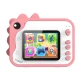 Kiddoboo FotoFun 2 Dino Pink dětský fotoaparát - růžový fotoaparát s okamžitým tiskem pro děti, s barevnými fixy a zábavnými fotorámečky.