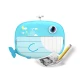 Kiddoboo FotoFun 2 Whale Blue dětský fotoaparát - modrý fotoaparát s okamžitým tiskem pro děti, s barevnými fixy a zábavnými fotorámečky.