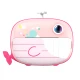 Kiddoboo FotoFun 2 Whale Pink dětský fotoaparát - růžový fotoaparát s okamžitým tiskem pro děti, s barevnými fixy a zábavnými fotorámečky.