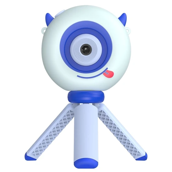 Růžový dětský fotoaparát Kiddoboo FotoFun Instapic Blue - digitální fotoaparát s přední a zadní kamerou, selfie režimem a přehráváním hudby.