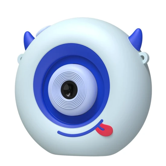 Růžový dětský fotoaparát Kiddoboo FotoFun Instapic Blue - digitální fotoaparát s přední a zadní kamerou, selfie režimem a přehráváním hudby.