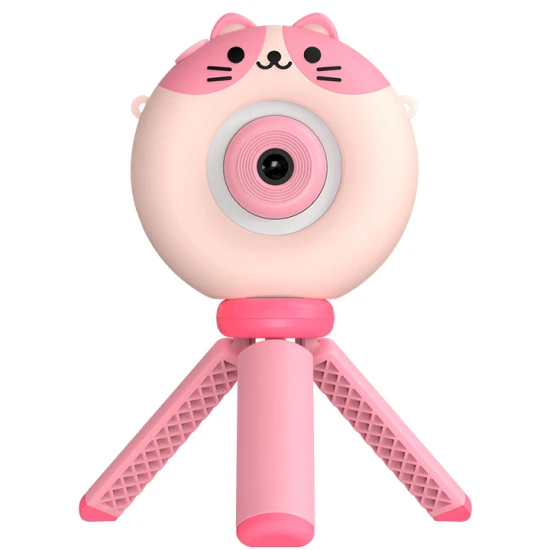 Růžový dětský fotoaparát Kiddoboo FotoFun Instapic Pink - digitální fotoaparát s přední a zadní kamerou, selfie režimem a přehráváním hudby.