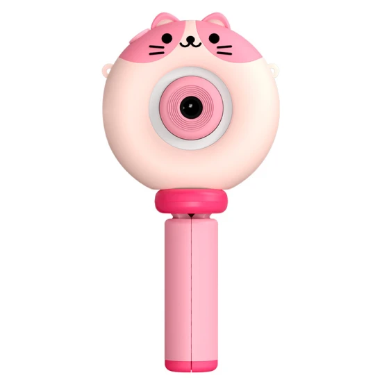 Růžový dětský fotoaparát Kiddoboo FotoFun Instapic Pink - digitální fotoaparát s přední a zadní kamerou, selfie režimem a přehráváním hudby.