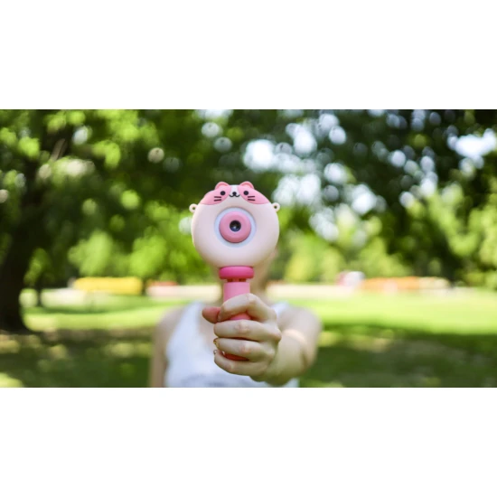 Růžový dětský fotoaparát Kiddoboo FotoFun Instapic Pink - digitální fotoaparát s přední a zadní kamerou, selfie režimem a přehráváním hudby.