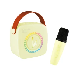 Bluetooth mini karaoke set s mikrofonem a reproduktorem Yellow Bluetooth mini karaoke set s mikrofonem a reproduktorem Yellow