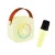 Bluetooth mini karaoke set s mikrofonem a reproduktorem Yellow