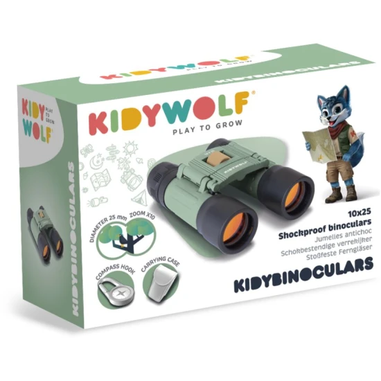 Dalekohled Kidybinoculars Green Dalekohled Kidybinoculars Green - Kidywolf KIDYBINOCULARS-GR