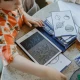 Kreslící tablet Kidydraw mini Galaxy – kreativní svět kreslení pro děti