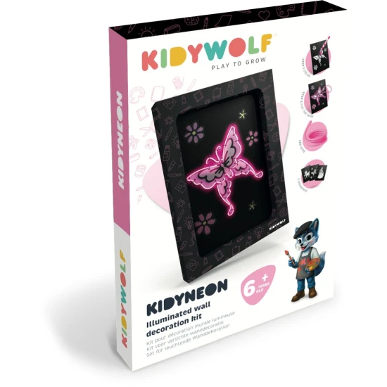 Kreativní sada Kidywolf Kidyneon Pink