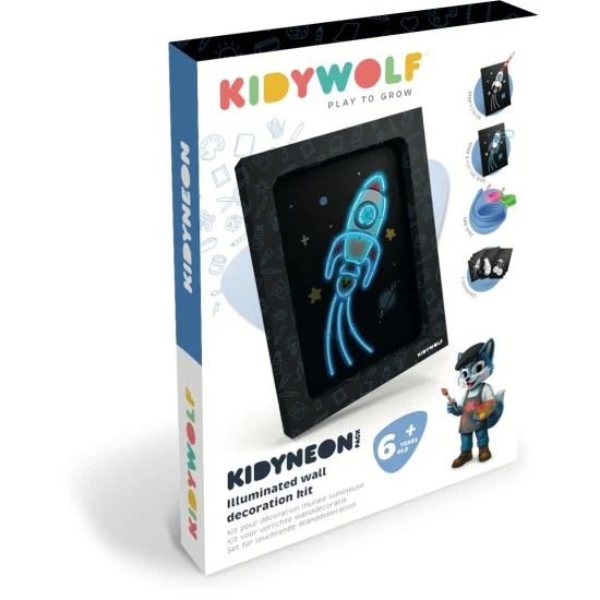 Kreativní sada Kidywolf Kidyneon Blue
