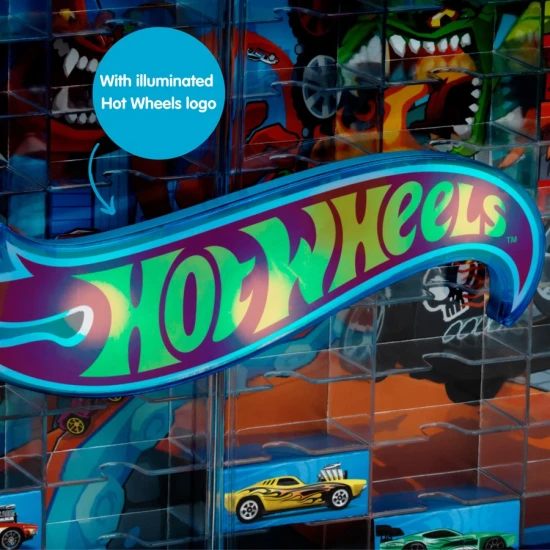 Hot Wheels sběratelská vitrína s osvětlením – Klein 232408